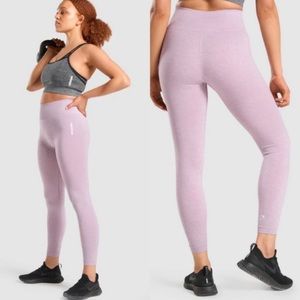 Gymshark Adapt Marl Seamless Leggings - light Purple
